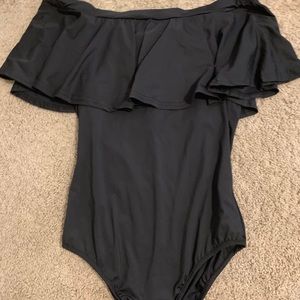 off the shoulder one piece